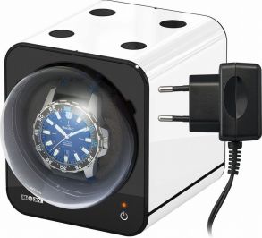 Beco Boxy Fancy Brick Watch Winder White 309405 - RIP