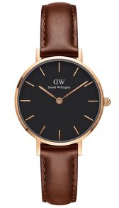 Daniel Wellington Classic Petite 28mm St Mawes Black Rose Gold DW00100225