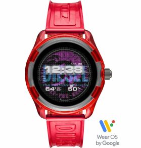 Diesel Fadelite GEN 5 Smartwatch Red-Silicone DZT2019