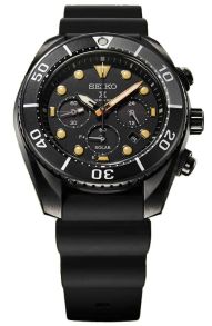 Seiko Prospex Black Series Limited Edition (3500 pieces worldwide) Solar Diver SSC761J1