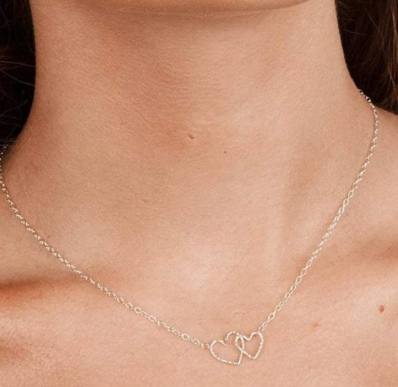 Lucy Ashton Entwined Hearts Necklace