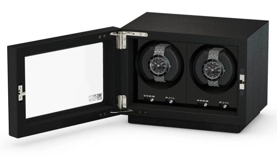 Boxy BLDC Duo Watch Winder Black