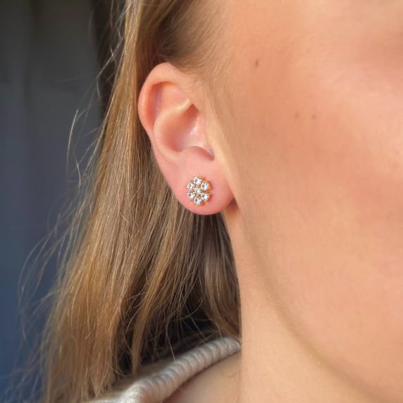 Carrie Taylor Flower Stud CTJ3