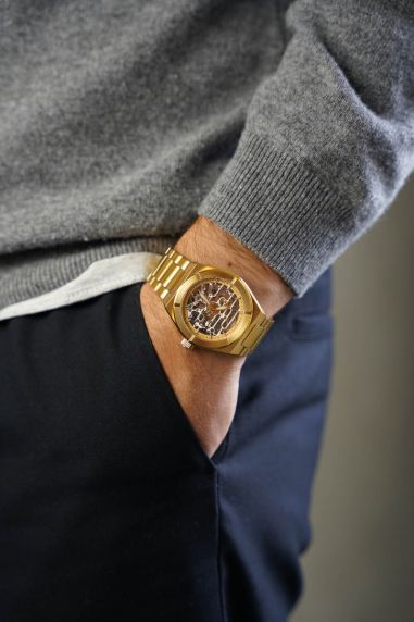 Spartos Molon Labe Skeleton Automatic Sapphire SPW8401
